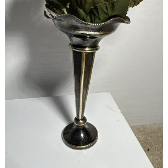 Birks Vase Tulip Bud E.P.N.S. Silver Plated 5" Vintage Early 1900's - Picture 2 of 6